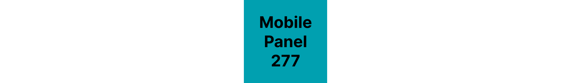 Mobile Panel 277