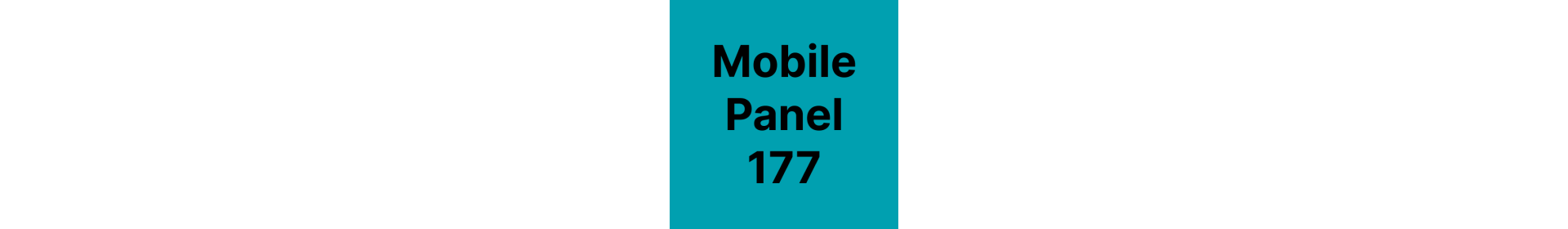 Mobile Panel 177